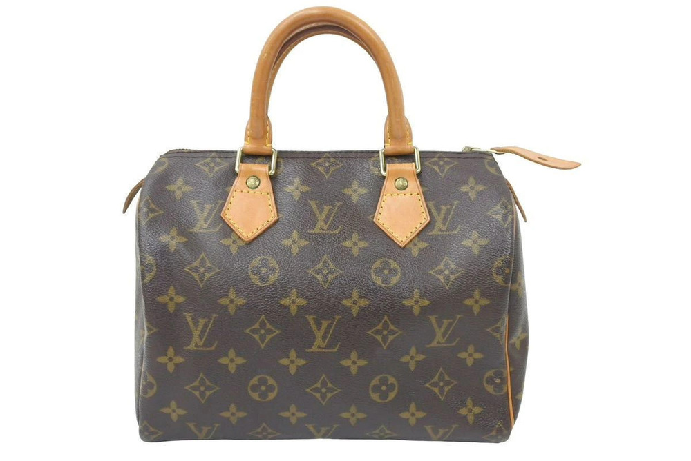 Louis Vuitton Speedy Boston Bag Handbag Monogram Brown
